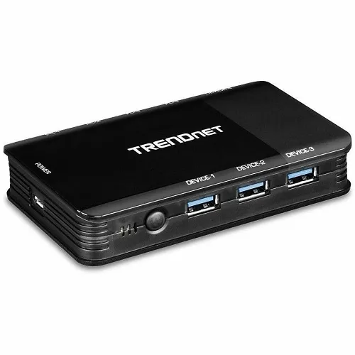 TRENDnet TK-U404 Computer 4-Port USB 3.1 Sharing Switch, Tk-U404, X USB 3.1 for Computers, X USB 3.1 F...