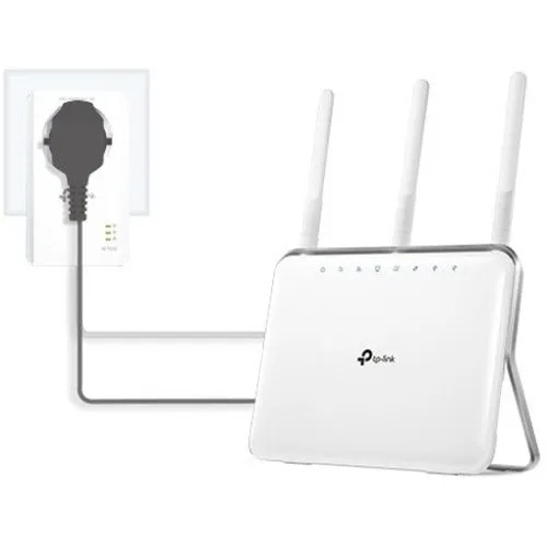 TP-Link TL-PA7017P KIT AV1000 Gigabit Passthrough Powerline Starter Kit