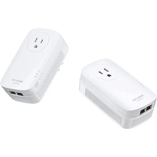TP-Link TL-PA9020P KIT AV2000 2-Port Gigabit Passthrough Powerline Starter Kit