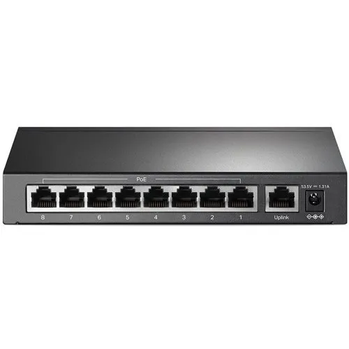 TP-Link TL-SF1009P 9-Port 10/100Mbps Desktop Switch with 8-Port PoE+