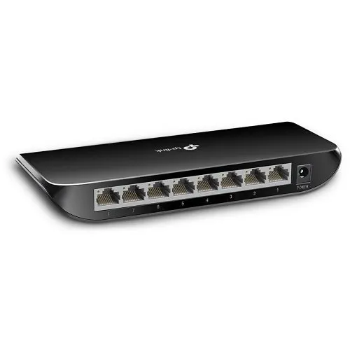 TP-Link TL-SG1008D 10/100/1000Mbps 8-Port Gigabit Desktop Switch, 10Gbps Switching Capacity