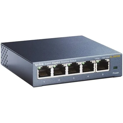 TP-Link TL-SG105 5-Port 10/100/1000Mbps Desktop Switch