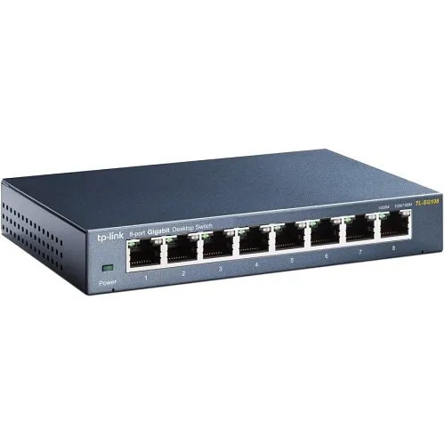 TP-Link TL-SG108 8-Port 10/100/1000Mbps Desktop Switch