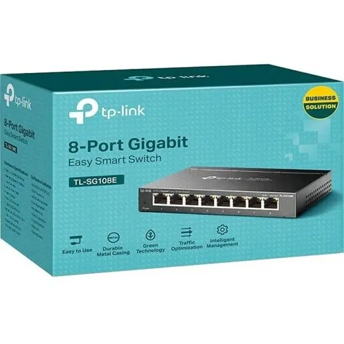 TP-Link TL-SG108E 8-Port Gigabit Easy Smart Switch
