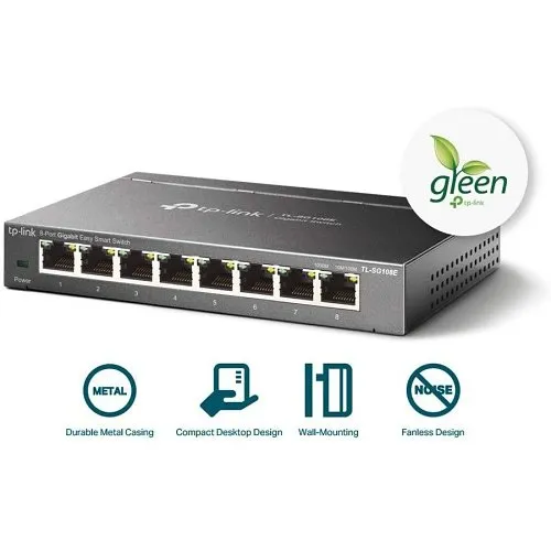 TP-Link TL-SG108E 8-Port Gigabit Easy Smart Switch