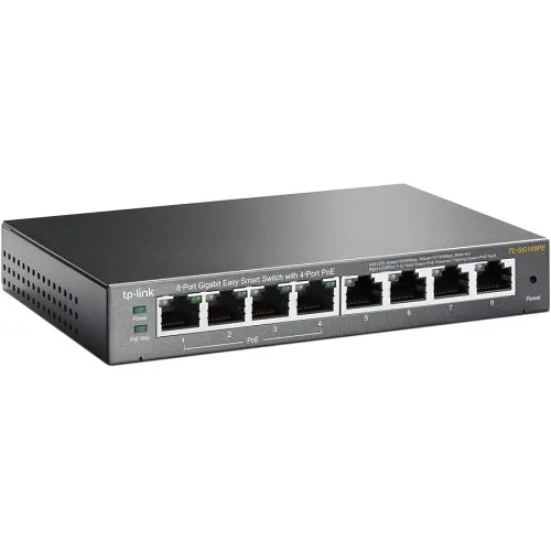 TP-Link TL-SG108PE 8-Port Gigabit Easy Smart Switch with 4-Port PoE