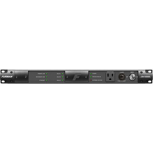 Furman CN-1800S Contractor Series SmartSequencing Power Conditioner with SMP, LiFT, EVS, 15A 120V, Outlets