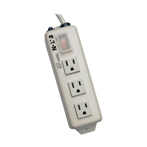 Eaton Tripp Lite TLM306NC Power It! 3-Outlet Power Strip, 6' (1.83m) Cord