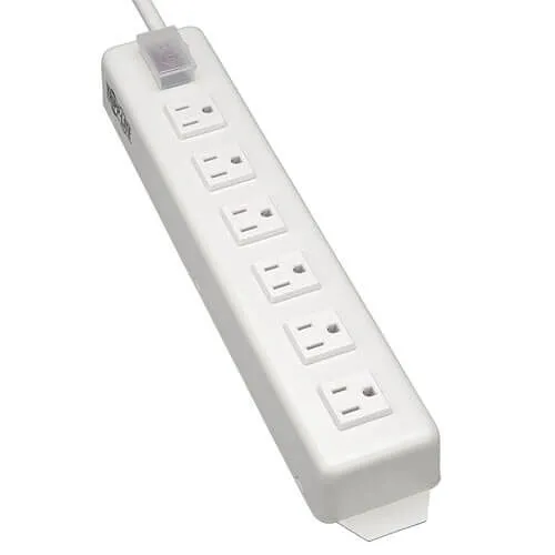 Eaton Tripp Lite TLM615NCRA Power Strip with Right-Angle Outlets and Transparent Switch Cover, 15' (4.57m) Cord