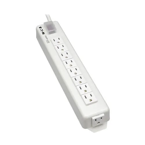 Eaton Tripp Lite TLM915NC 9-Outlet Power Strip, 15' Cord, 15A Circuit Breaker, Keyhole Mounting, Black