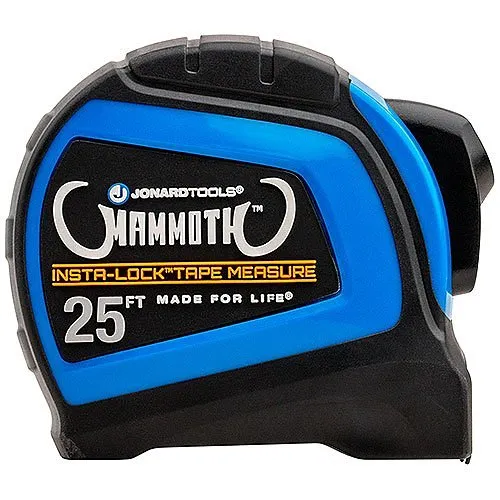 Jonard Tools TM-25 Mammoth Insta-Lock Tape Measure, 25'