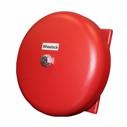 Eaton Wheelock MB-G6-24-R Motor Bell, Vibrating, Indoor/Outdoor, 24VDC, 6" Shell, Red