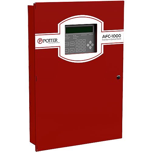 Potter AFC-1000 Fire Alarm Control Panel, Expandable Analog/Addressable, System Capacity of 1270 Addresses
