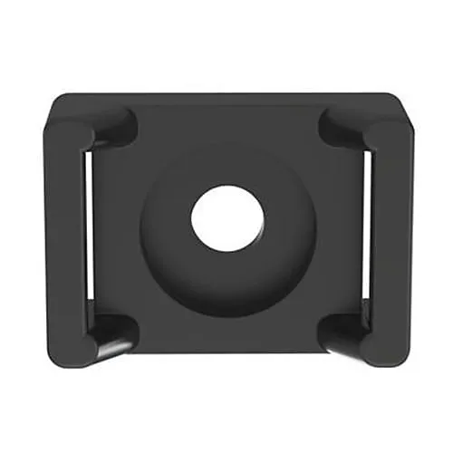 Panduit TM3S8-C0 Screw Applied Cable Tie Mount, 100-Pack, Black