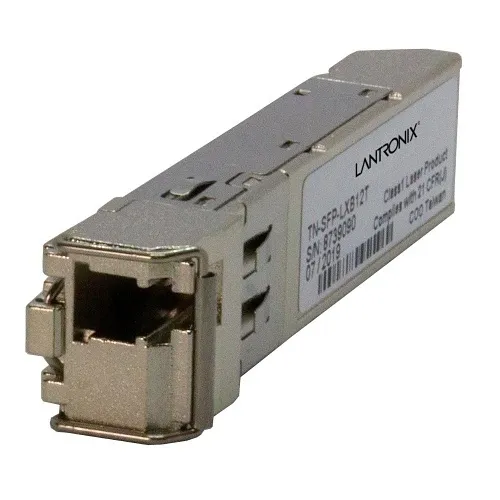 Lantronix TN-SFP-LXB11 1000Base-BX 1310nm TX/1550nm RX Single Fiber Single Mode (LC) with DMI, 10 km/6.2 mi
