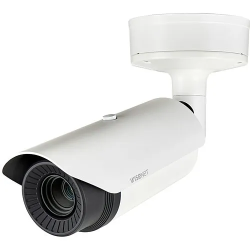Hanwha TNO-4040T T Series VGA Thermal Bullet Camera, 19mm Fixed Lens, White