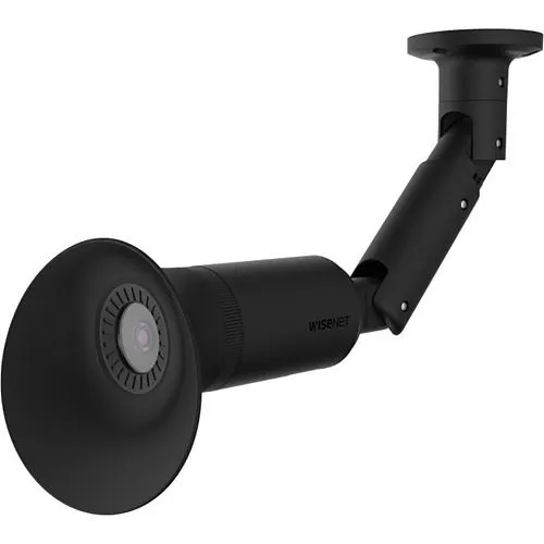 Hanwha TNO-6010M T Series 2MP Mobile Front-Facing IP Camera, 2.8mm Fixed Lens, Black