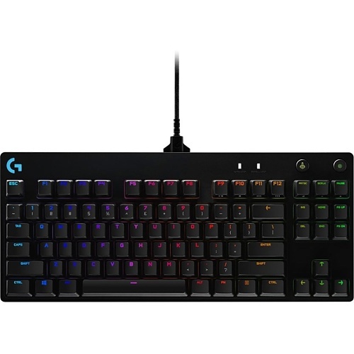 Logitech 920-009388 G Pro Mechanical Gaming Keyboard, Black
