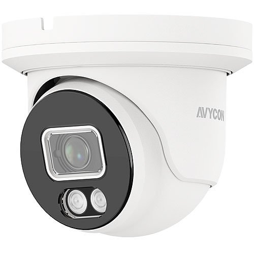 AVYCON AVC-TCE51F28 InfiniteColor 5MP IR Turret Camera, 2.8mm Fixed Lens, NDAA Compliant, White (Replaces AVC-ETM91FT-W)