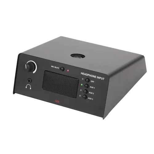 RDL TP-BN14 Networked Microphone Input Selected Monitoring and Selectable Monitor Station