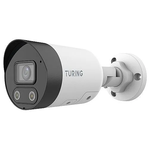 Turing Video TP-MBAD8M28 SMART Series 8MP Active Deterrence Bullet IP Camera, 2.8mm Lens