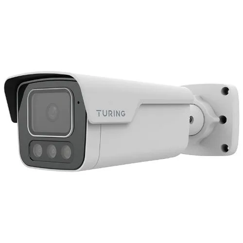 Turing Video TP-MBAD8MA28 8MP Active Deterrence Dual-Light Bullet IP Camera, 2.8mm Lens