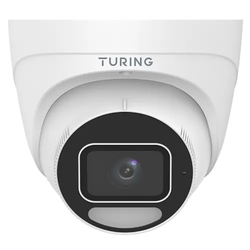Turing Video TP-MED5MA28C SMART Series 5MP VibrantView+ Turret Camera, 1/1.8" CMOS, 2.8mm Lens, White