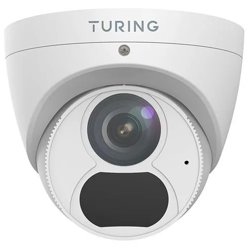 Turing Video TP-MED8M28 SMART Series 8MP IR Turret IP Camera, 2.8mm Lens, White