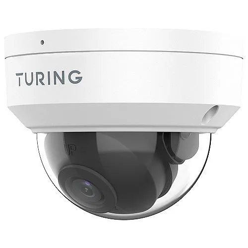 Turing Video TP-MFD8M28 SMART Series 8MP TwilightVision IR Dome IP Camera, 2.8mm Lens