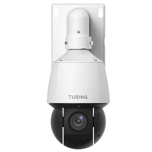 Turing Video TP-MPC4AV25W SMART Series 4MP IR PTZ Camera, 25x Optical Zoom, Wall Mount, White