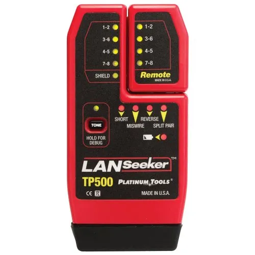 Platinum Tools TP500C LAN Seeker Cable Tester