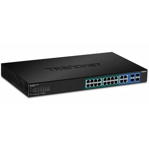 TRENDnet TPE-1620WS 20-Port Gigabit Web Smart PoE+ Switch, 40Gbps