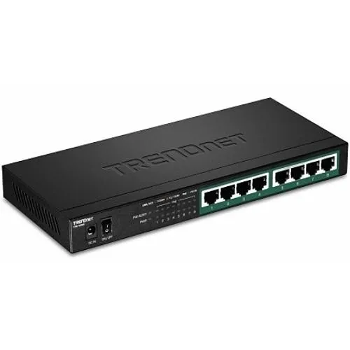 TRENDnet TPE-TG84 8-Port Gigabit PoE+ Switch, 120W, 16 Gbps