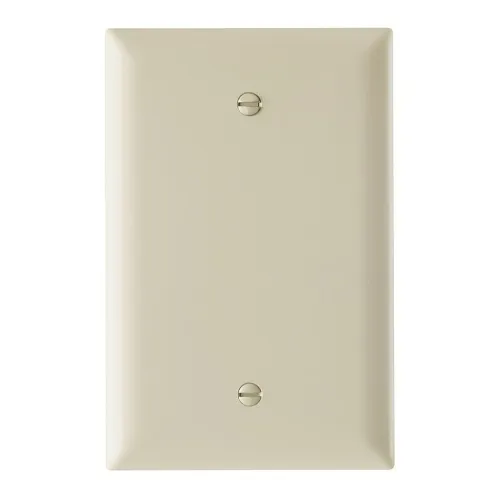 Pass & Seymour TPJ13I Pass and Seymour Trademaster Jumbo Blank Wall Plate, Ivory (M20)