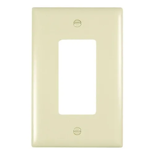 Pass & Seymour TPJ26I Pass and Seymour Trademaster Jumbo 1-Gang Decorator Wall Plate, White (M20)