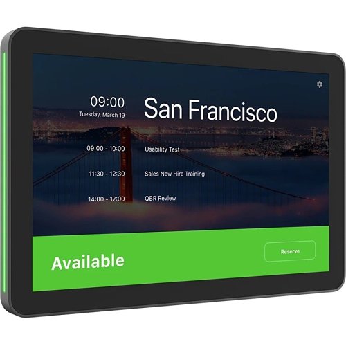 Logitech 952-000091 Tap Scheduler for Meeting Rooms, 10.1" Touchscreen, Graphite