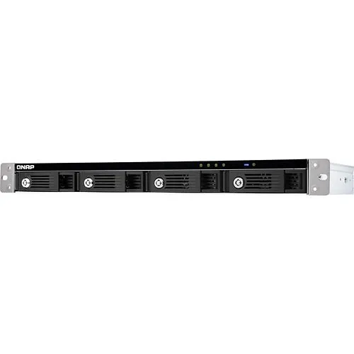 QNAP TR-004U-US 4-Bay 1U 12" Short-Depth Rackmount, 3.5" SATA HDD