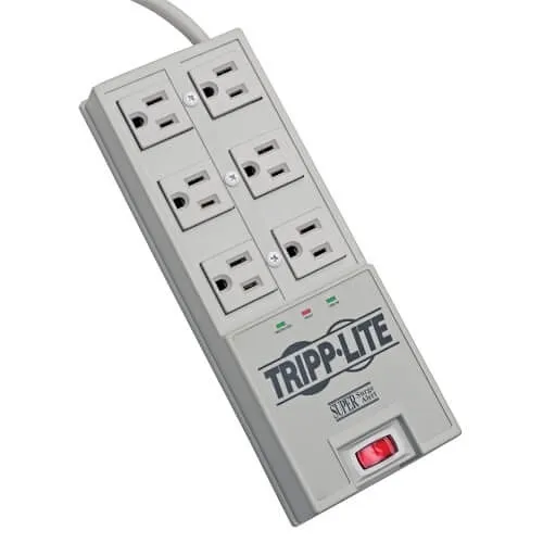 Eaton Tripp Lite TR-6 Protect It! 6-Outlet Super Surge Alert Protector, ' (1.83 m)Cord, 2420 Jouless