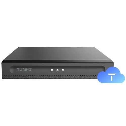 Turing Video TR-MRCP044T1 Smart Series 4-Channel Direct-to-Cloud NVR, 4TB HDD (Replaces TR-MRP044GL-B