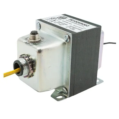 Functional Devices TR100VA002 Transformer 100VA, 120-24VAC, Circuit Breaker, Foot and Dual Threaded Hub Mount, Class2 UL Listed US / Canada