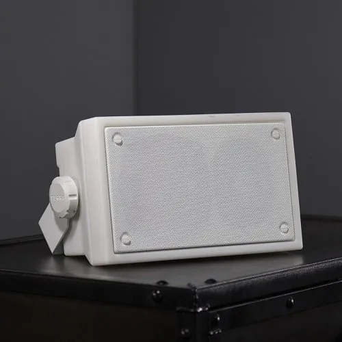 Leon TR50-MT-WHT Terra Outdoor Speaker with 5.25" Cast Frame Woofer, 1.1" Inverted Titanium Dome Fluid-Cooled Tweeter, White