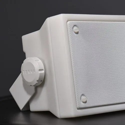 Leon TR50-MT-WHT Terra Outdoor Speaker with 5.25" Cast Frame Woofer, 1.1" Inverted Titanium Dome Fluid-Cooled Tweeter, White