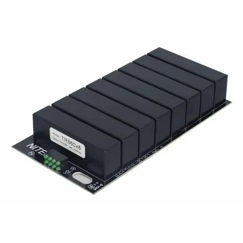 Nitek TR560X8 8-Channel Vidlink Receiver Card, 100-600', Black