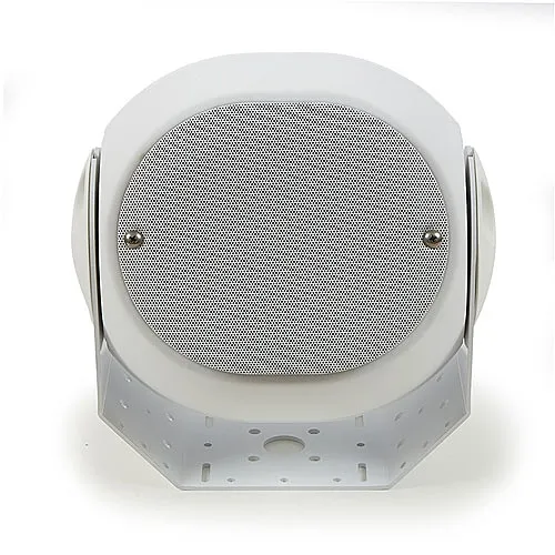 Leon TR60-70V-WHT Terra Outdoor Speaker with 6.5" ACAD Cast Frame Woofer, Co-Axially Mounted Titanium .75" Dome Tweeter, 70V, Pair, White