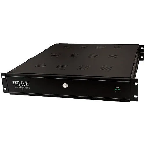 Altronix TROVE1BL1R Trove1 Series Blank Customizable Access and Power Integration Rack Mount Enclosure with Backplane