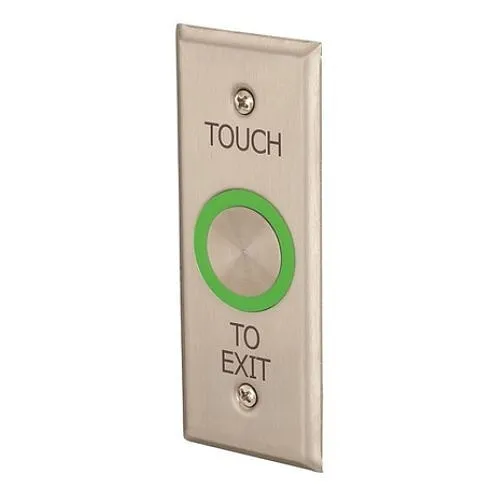 Locknetics TS-100-N Narrow Touch Switch, Satin Stainless Steel