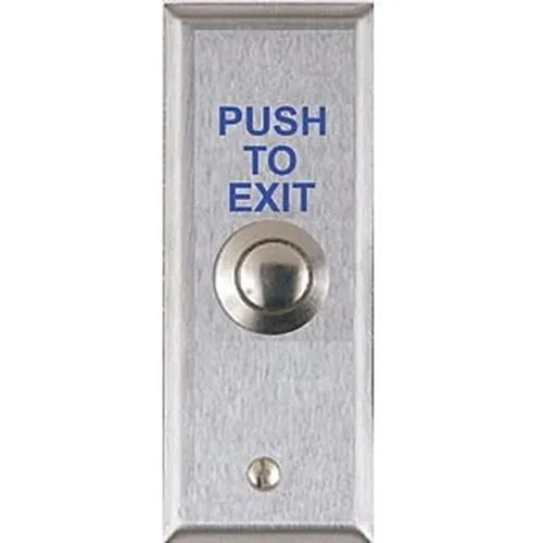 Alarm Controls TS13NOSCREEN Vandal Resistant Mullion Mount Push Button
