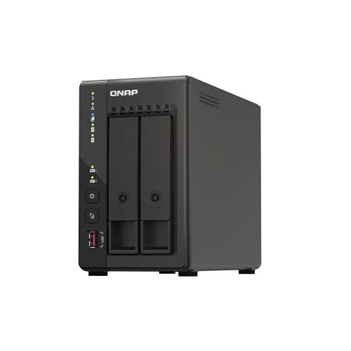 QNAP TS-253E-8G-US TS-x53E Series 2-Bay NAS with Intel Celeron, 8GB RAM, Dual 2.5GbE, Dual HDMI, Tower