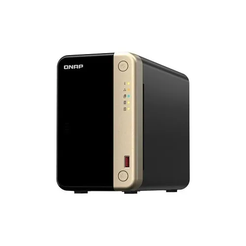 QNAP TS-264-8G-US 2-Bay High-Performance Desktop NAS with Intel Celeron Quad-Core Processor, M.2 PCIe Slots and Dual 2.5GbE Network Connectivity