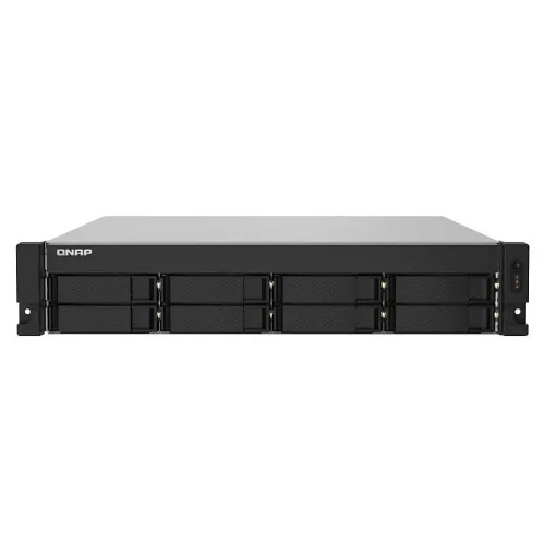QNAP TS-832PXU-RP-4G-US 2U 8-Bay Armored-Based Network Switch, 2.5G/10G, Black